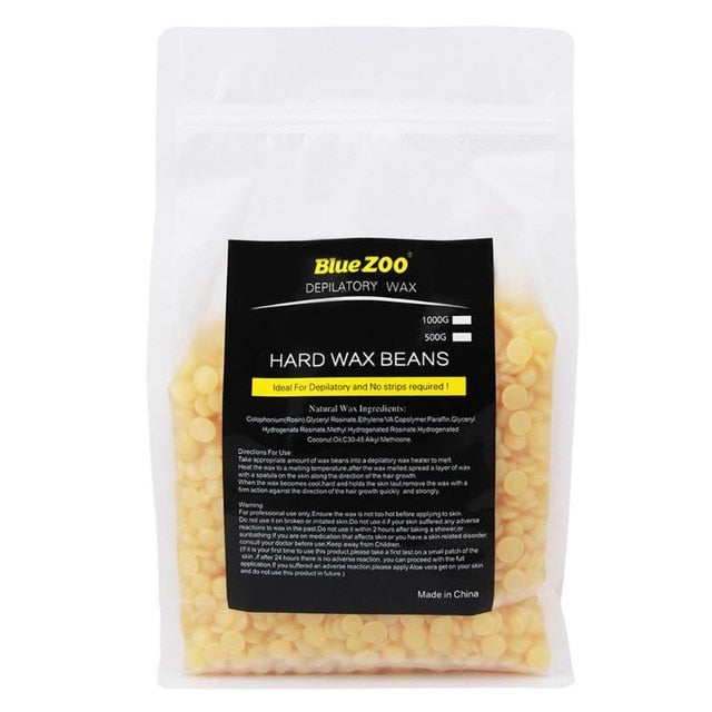 1000g  Hard Wax Beans Painless Body Hair Removal