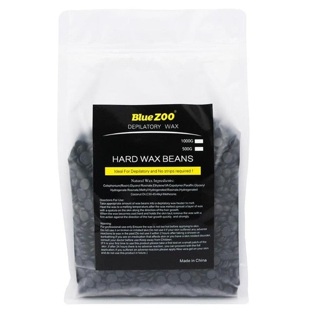 ORiTi Hair Removal Hard Wax Beans 500 Grams, Natural Hot Film Full